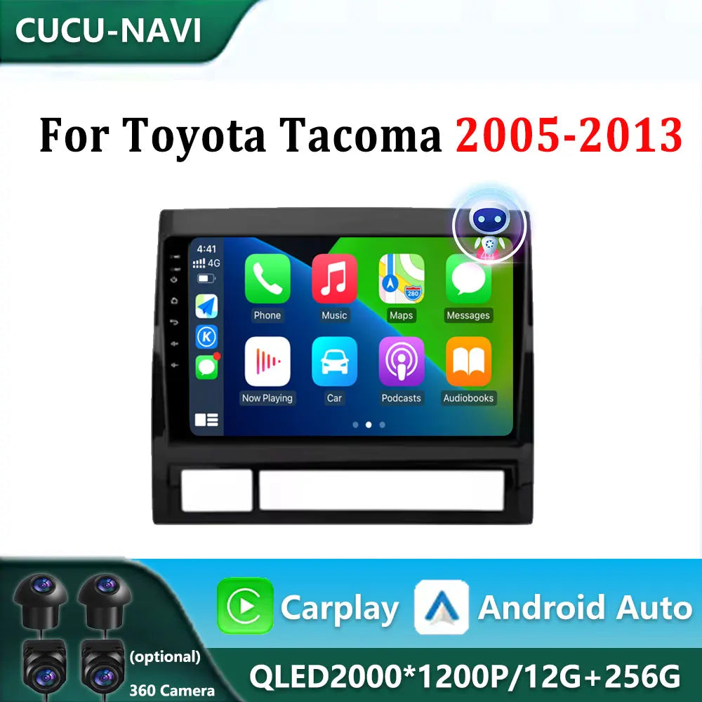 Android 14 Car Radio For Toyota Tacoma 2005-2013 Car Multimedia GPS Navigation Player Carp | AUTOKITSHOP