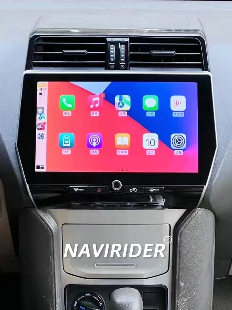 Auto Carplay BT 11.6inch Car Radio For Toyota Prado 2010-2022 Android 13 GPS Navigation St