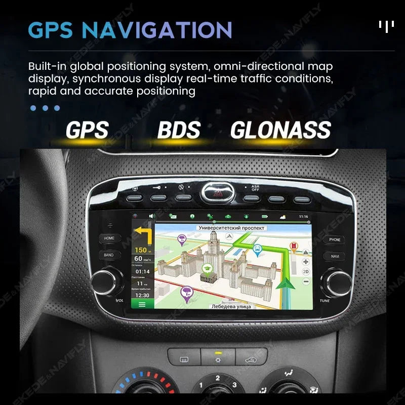 2 Din Android Video Player for Fiat Linea Punto EVO 2012-2015 Carplay Car Radio Autoradio  | AUTOKITSHOP