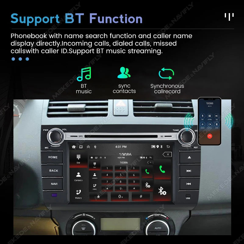 8inch Android 15 Multimedia Player for Suzuki Swift 2003-2010 for Apple Carplay Car Radio  | AUTOKITSHOP