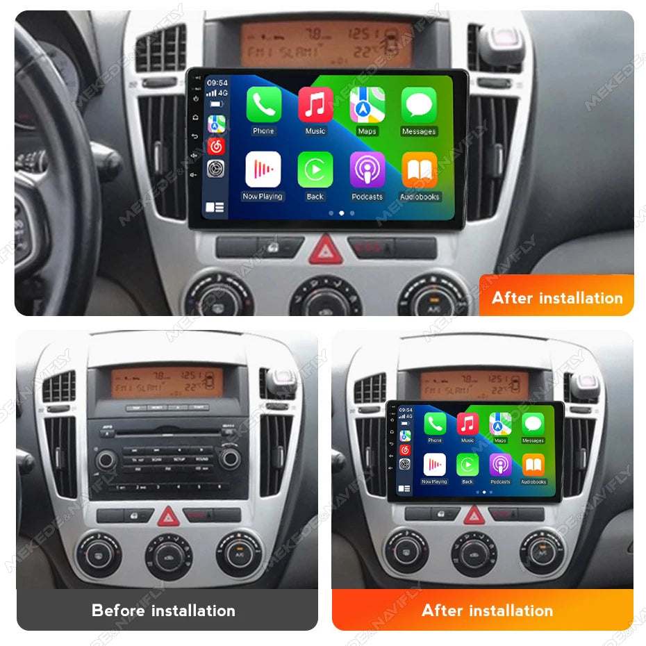 IPS touch screen 9 inch Car Radio For Kia Ceed ED 2006 - 2012 Wireless Carplay GPS Navigat