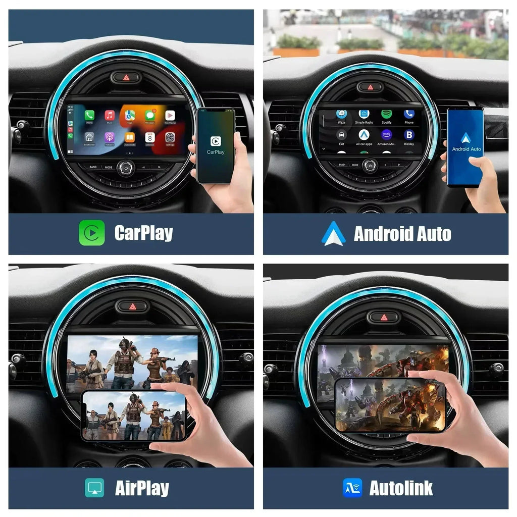 Wireless Carplay Android Auto For BMW Mini NBT CIC R55 R56 R57 R58 R59 R60 R61 Carplay Int | AUTOKITSHOP