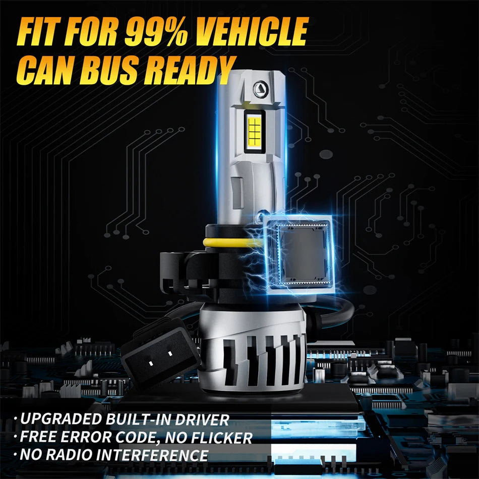 PSX24 PSX26 LED Canbus Fog Light Bulbs P13W H16 12V Car Driving Running Lamp for Audi VW B