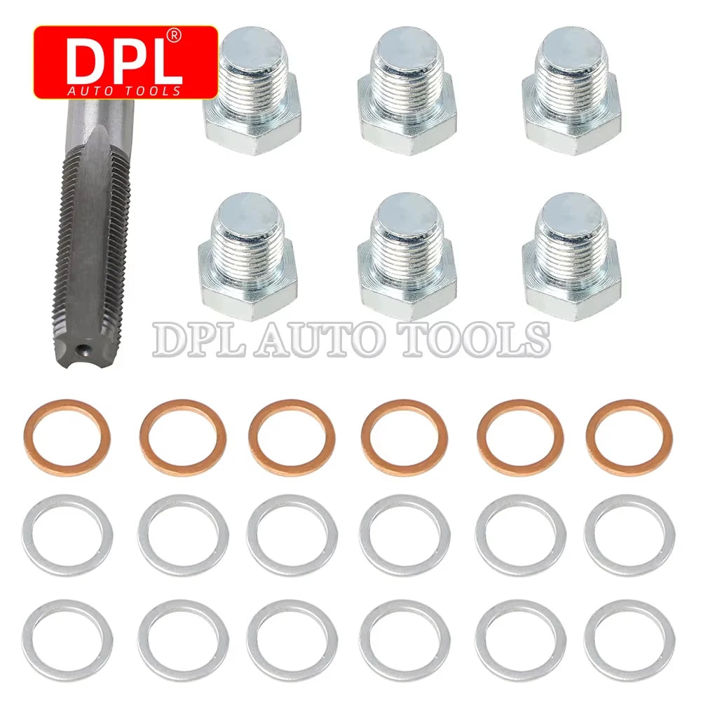 Tap & Oil Drain Plug Screws Repair Bolt M13 X 1.25 to M22 X 1.5mm (Pitch) Select for M22 M13 M17 - Automotive LED Light
