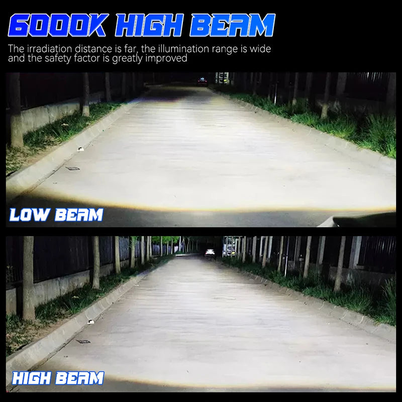 5500W D3S D1S LED Headlights Bulbs Canbus 6200000LM Car Light 6500K D2R D2S D4R D4S D8 Tur