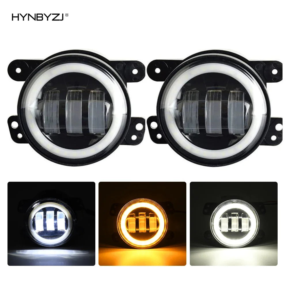 2PCS 150W 4 Inch Round LED Front Driving Fog Lights for Jeep Grand Cherokee 2011 for Jeep 2011-2013 - Canbus LED Car Lig