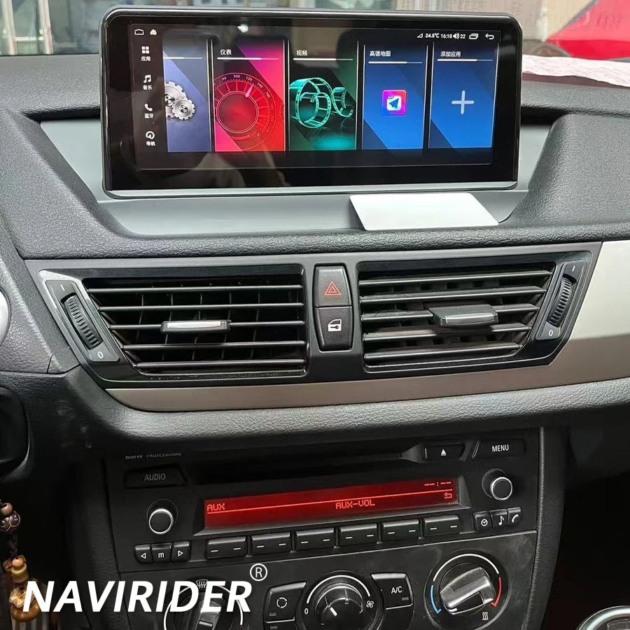 Qualcomm 668S Processor DSP Qled Screen For BMW X1 E84 2010-2015 10.25inch Android 14 Carp