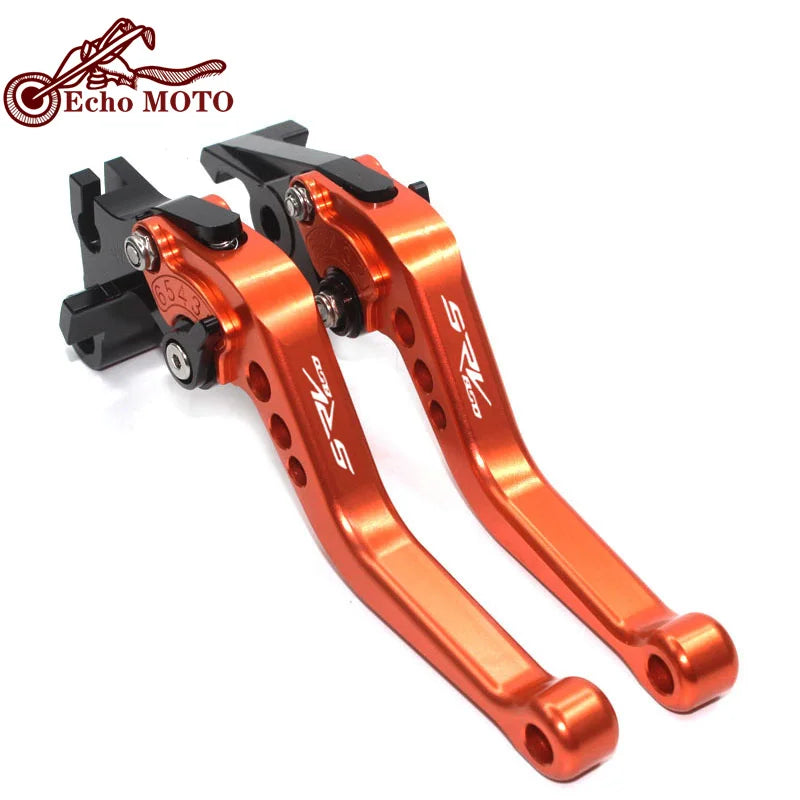 Logo SRV850 Short & Long Brake Clutch Lever for Aprilia SRV 850 Srv850 2012-2020 2018 2019 Motor - Automotive LED Light