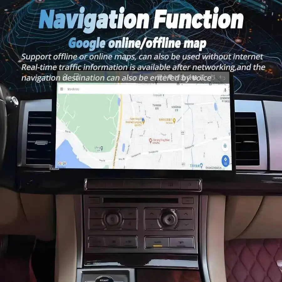 For Jaguar XF 2008-2015 X250 GPS DSP CarPlay Navigation Stereo Car Radio Player Head Unit | AUTOKITSHOP