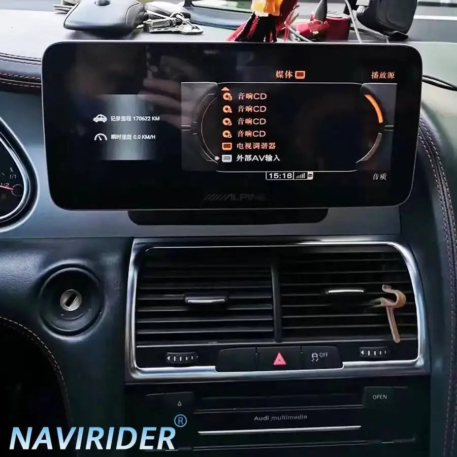 For Audi A6 S6 Rs6 2005-2011 Touch Android Screen Car Radio Carplay GPS Navigation Video P