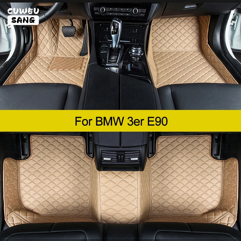 CUWEUSANG Custom Car Floor Mats For BMW 3er E90 2005-2013 316-335 Auto Carpets Foot Coche  | AUTOKITSHOP