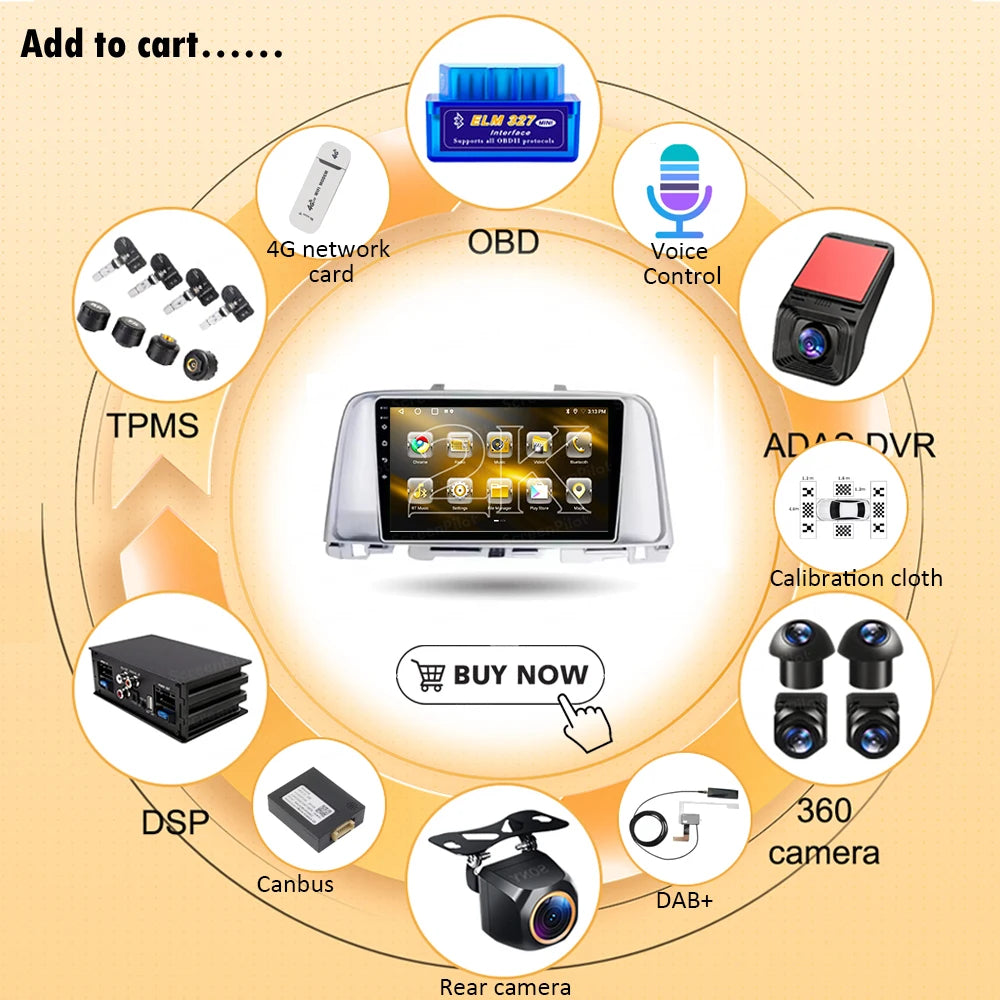 Android 16 For Kia K5/ Kia Optima 2016 2017 2018 2019 Car Radio Multimedia Video Player St | AUTOKITSHOP