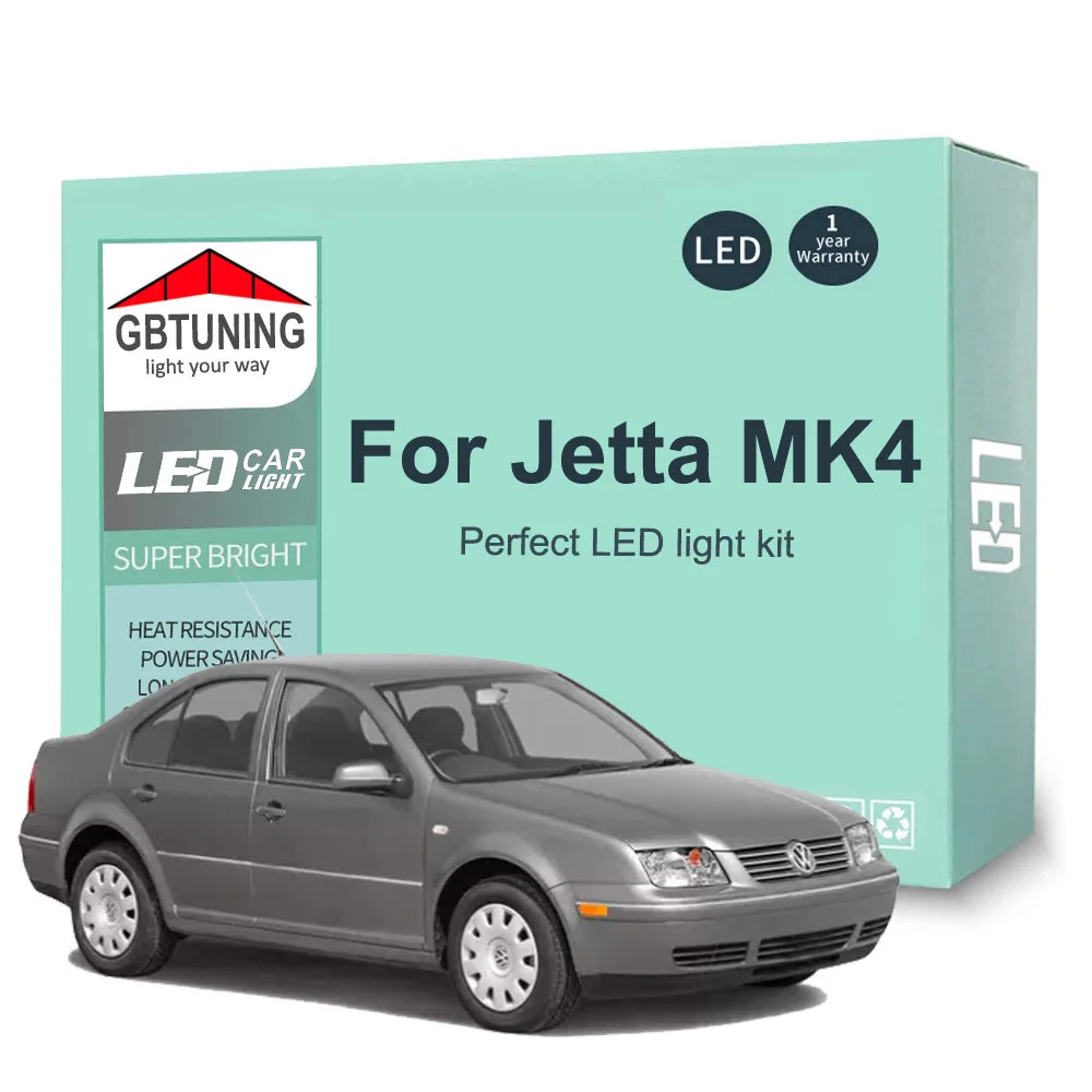 14-Piece LED Interior Light Kit for VW Volkswagen Jetta MK4 4 IV - Canbus Error-Free Bulbs | AUTOKITSHOP