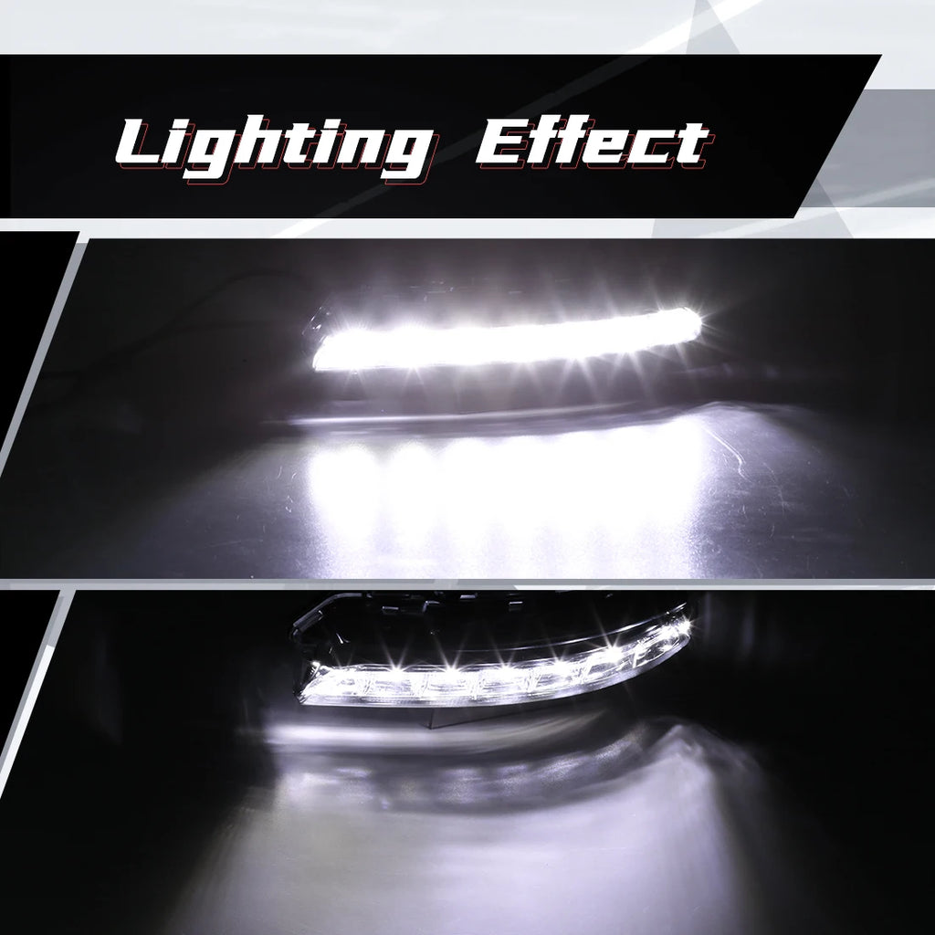2218201756 2218201856 DRL For Mercedes Benz S-Class W221 S350 S500 C250 C300 LED Daytime R | AUTOKITSHOP