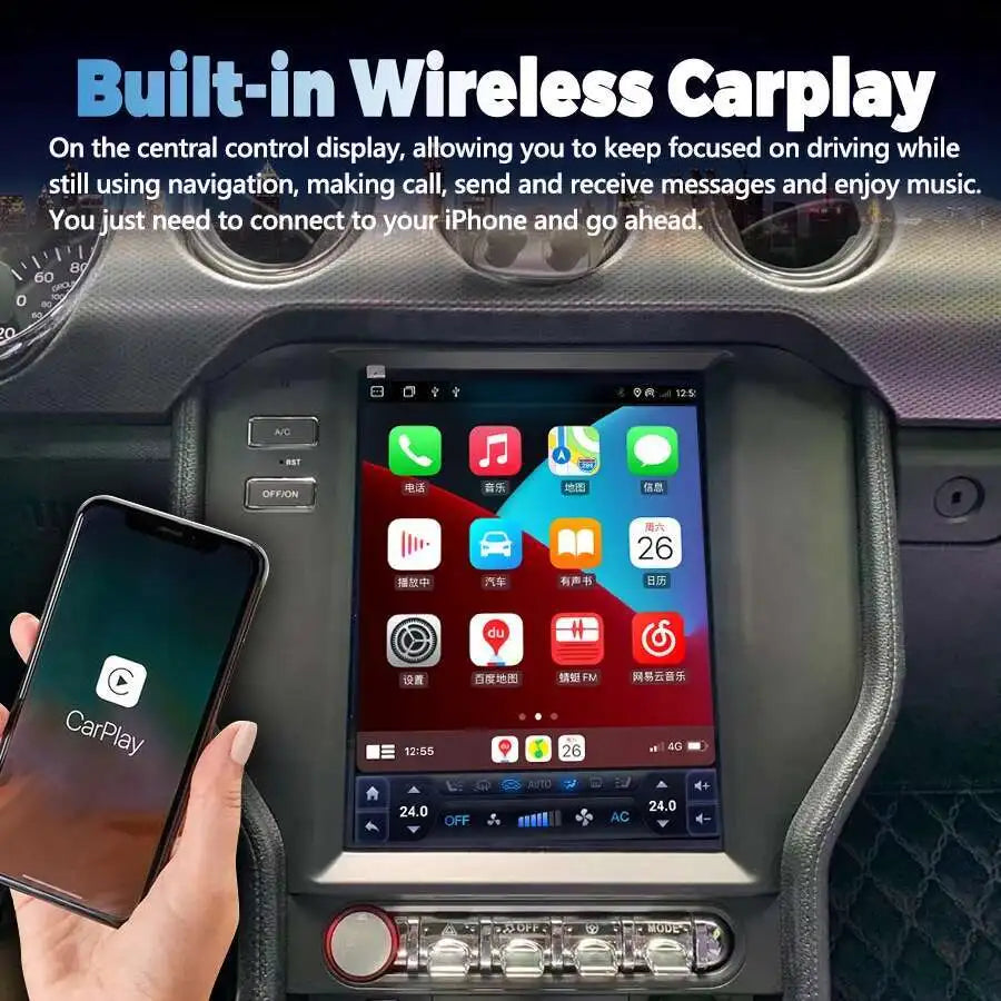 9.7inch Screen For Ford Mustang 2015 2016 2020 Android 15 Navigation GPS Radio Stereo Mult | AUTOKITSHOP