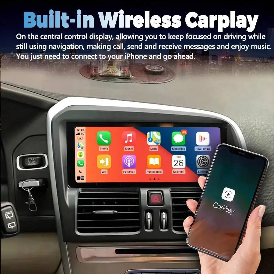 8.8Inch Screen For Volvo XC60 2009-2017 Car Multimedia Video Player Android 15 Stereo GPS  | AUTOKITSHOP