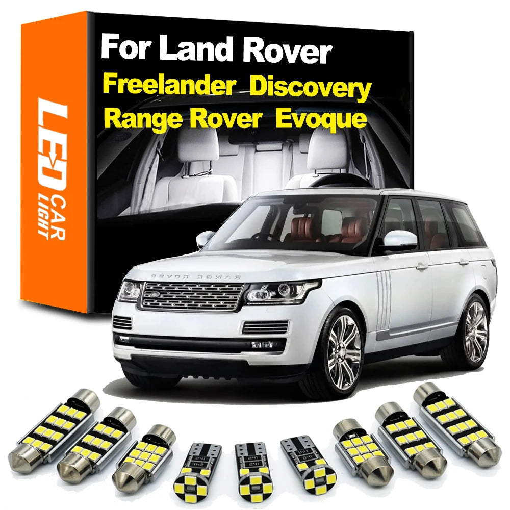 LED Interior Light Kit for Land Rover Range Sport L320 Evoque P38 L322 Freelander 1 2 Discovery 2 3 4 LR2 LR3 LR4 Can...