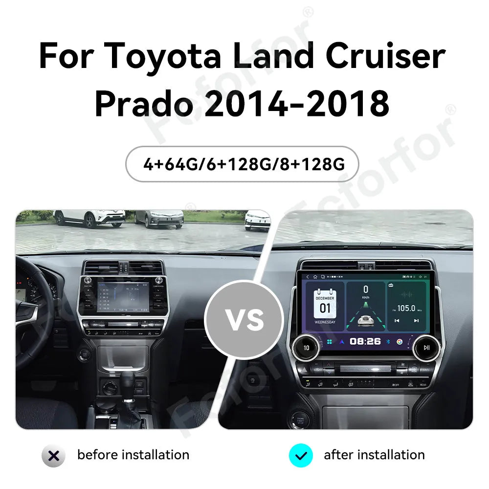 Android 15 HD Large Touch Screen 11.5 Inch Car Stereo Wireless CarPlay GPS Navi Player For