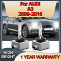 Upgrades HID Xenon Car Bulb 6000K White D3S Headlight 35W For AUDI A3 2009 2010 2011 2012