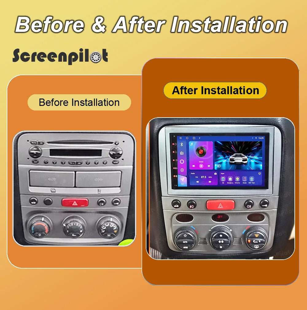 7" Car Radio For Alfa Romeo 147 Gt 937 2000-2010 Android 16 Multimedia Video Player Gps na | AUTOKITSHOP