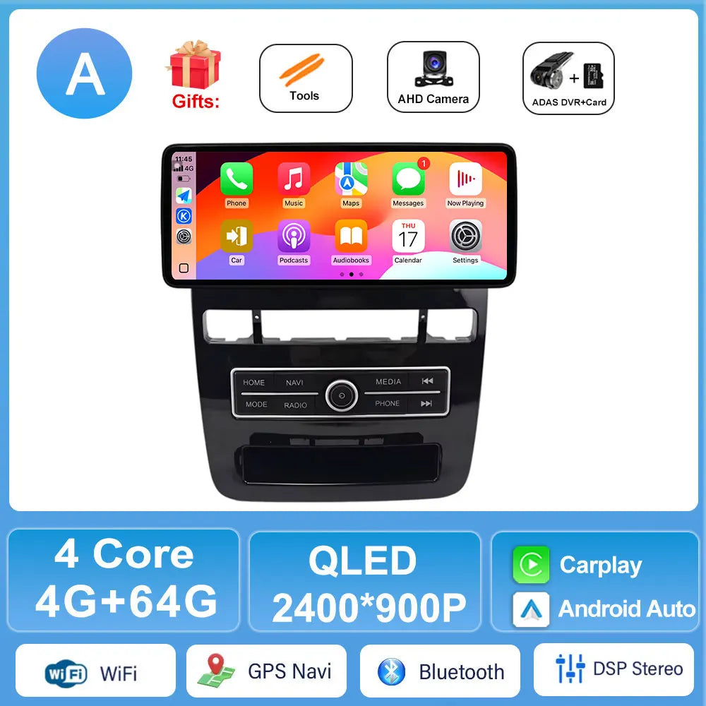 Android 12.3-Inch Wireless CarPlay Radio for Volkswagen Touareg 2011-2017 | AUTOKITSHOP