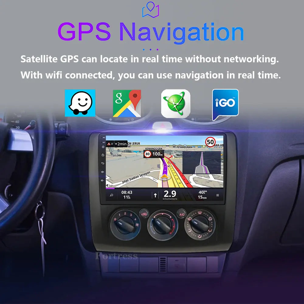 Android 16 Car Radio for Ford Focus Exi MT Mk2 MK3 2004 2005 2006 2007 2008 2009 2011 Mult