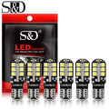 6-Piece LED Interior Light Kit for WY5W W5W T10 - Canbus Error-Free Interior Bulbs