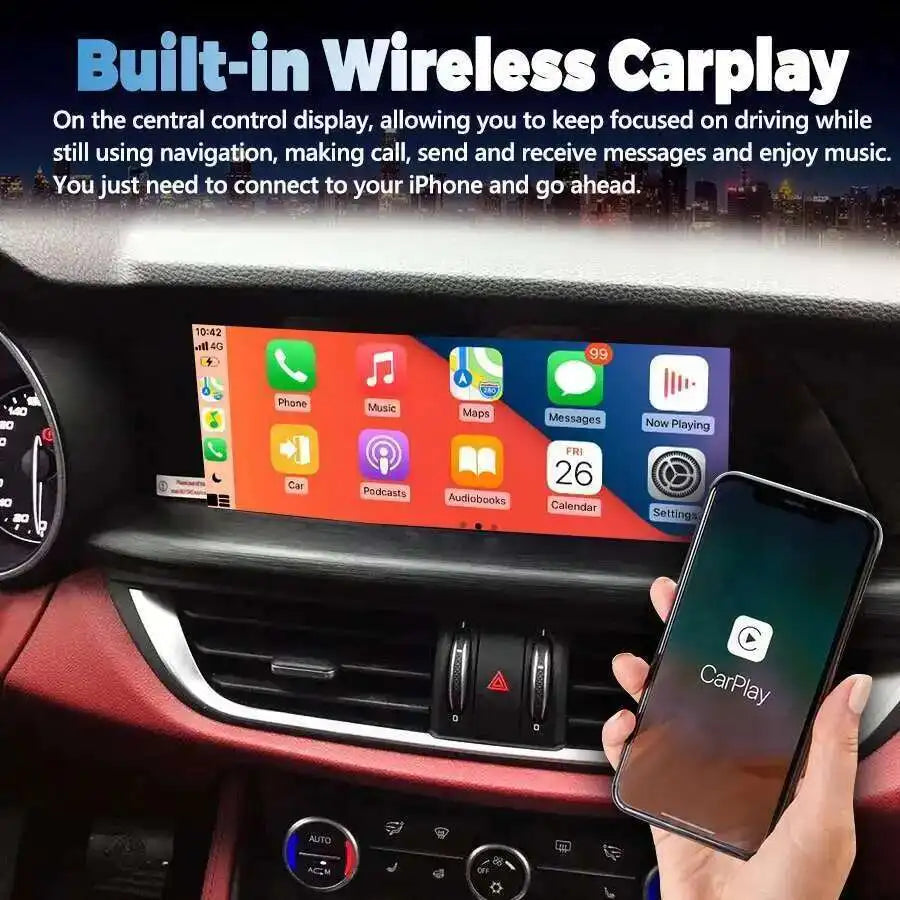 For Alfa Romeo Giulia Stelvio 2016 2017 2018-2021 Stereo Audio Screen GPS Navigation Auto  | AUTOKITSHOP