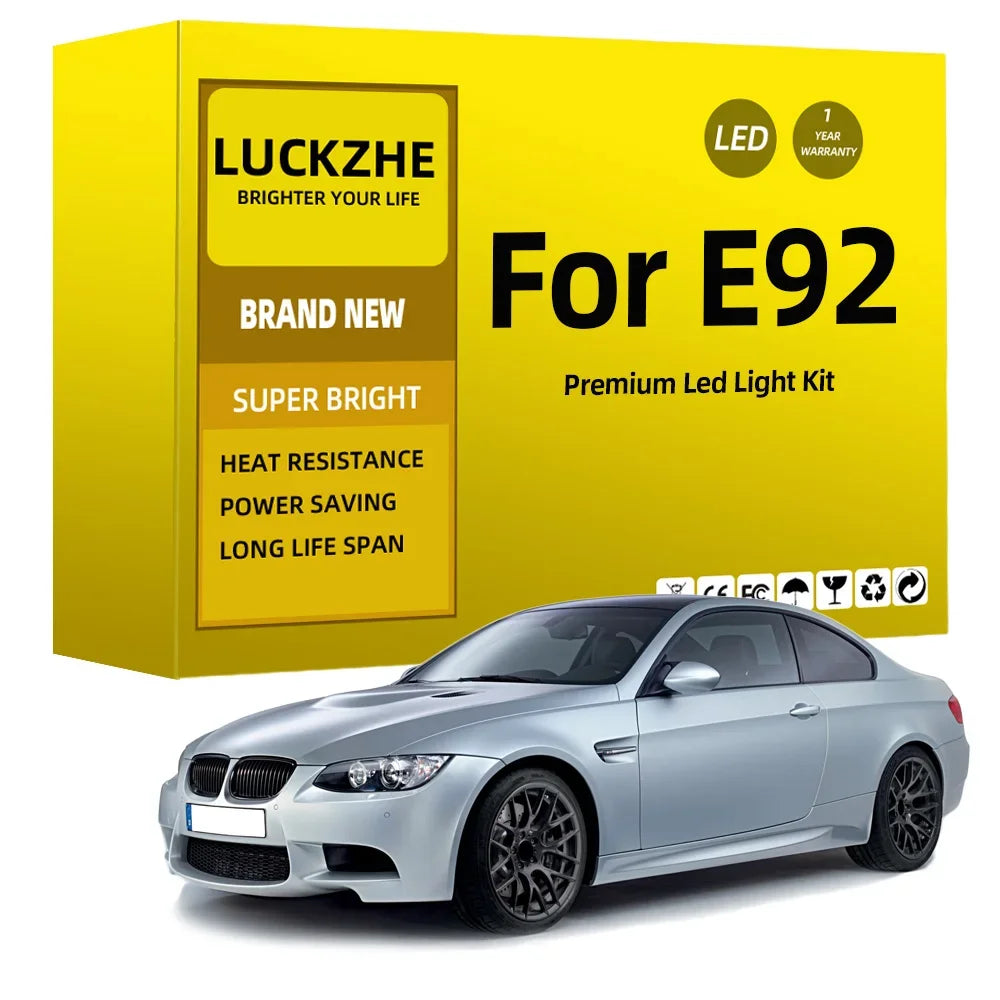 22-Piece LED Interior Light Kit for BMW 3 Series E92 - Canbus Error-Free Bulbs | AUTOKITSHOP