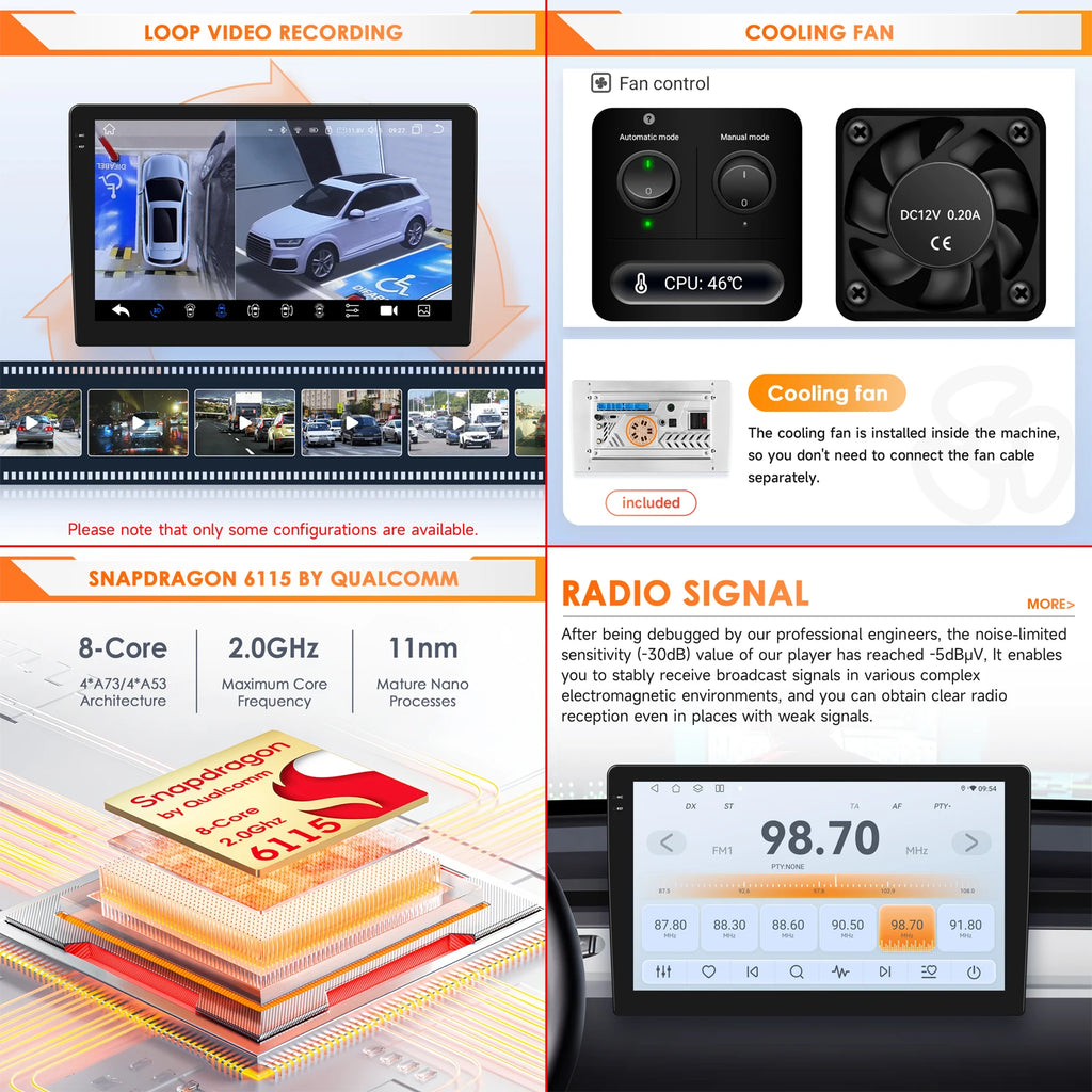 8G 128G Carplay Android 14 Car Radio For Peugeot 207 207CC 2006 - 2015 Car Multimedia Play