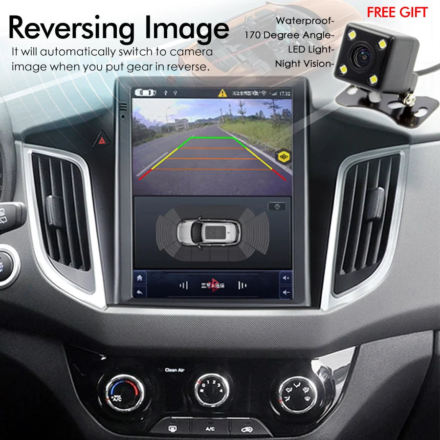 9.7" Android 15 Car Radio For Hyundai Creta Ix25 2016-2018 2 Din Multimedia Player Navigat