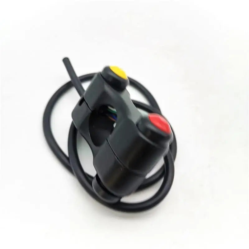12v Aluminum Motorcycle 7/8" 22mm Handlebar Switches Headlight Brake Fog Lights Horn on of
