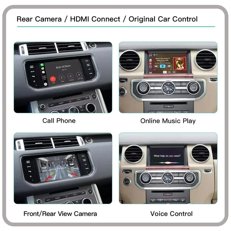 REEIIO Wireless Carplay Android Auto for Jaguar Land Rover Bosch Discovery 4 Aurora Freela