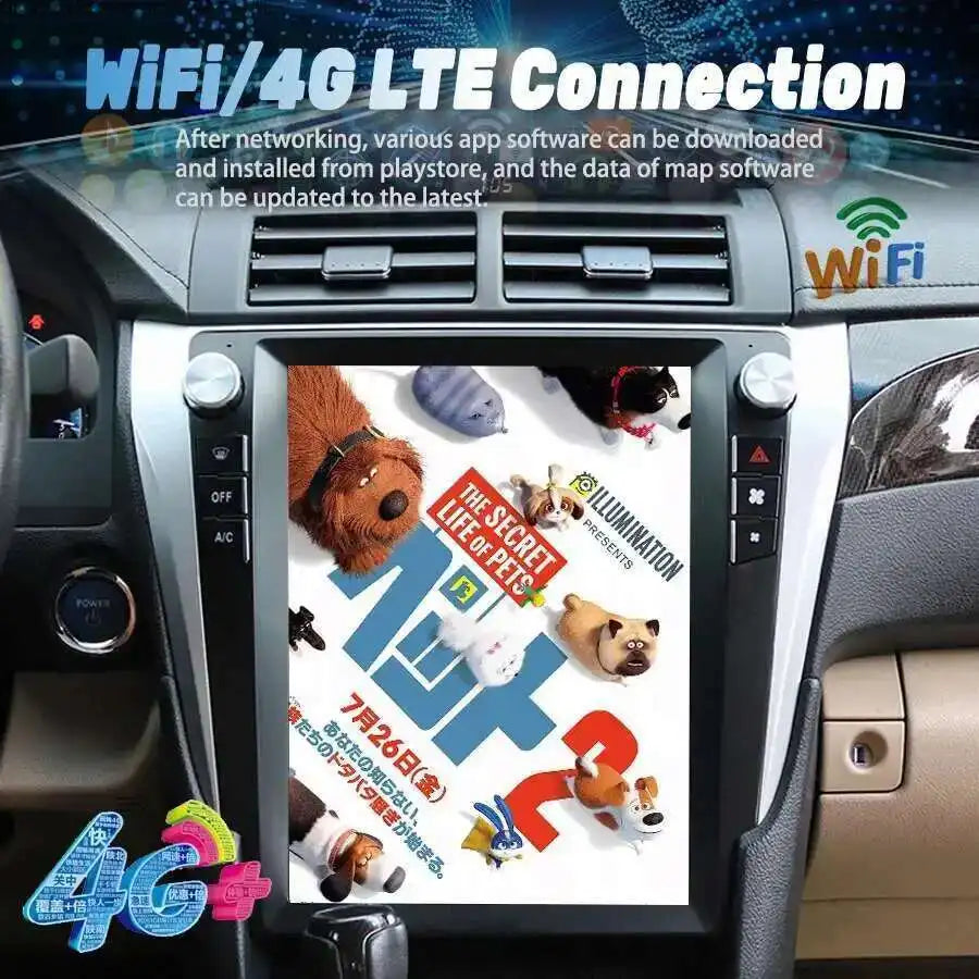 256GB CarPlay 12.1inch Android 15 Screen For Toyota Camry XV 50 55 2012-2017 2din Radio Mu | AUTOKITSHOP