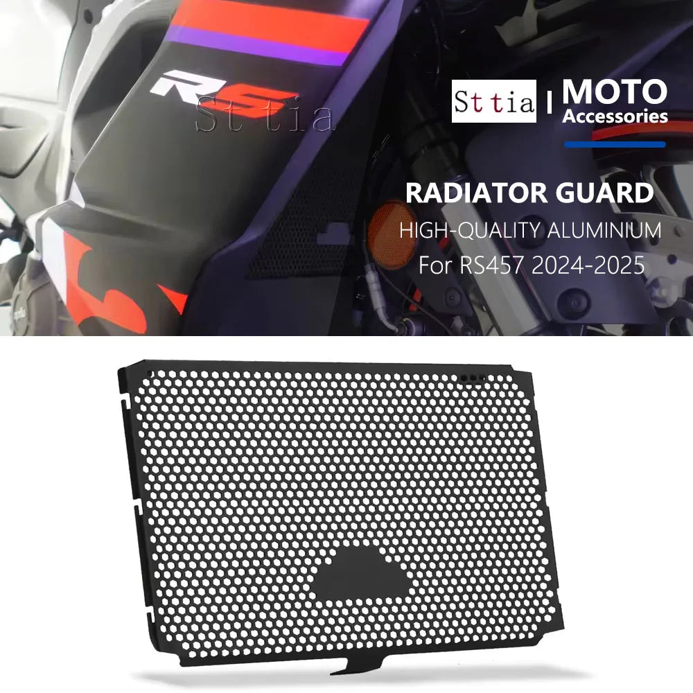 Motorcycle CNC Accessories For Aprilia RS 457 RS-457 RS457 2024 2025 2026 New Radiator Grille Co - Automotive LED Light