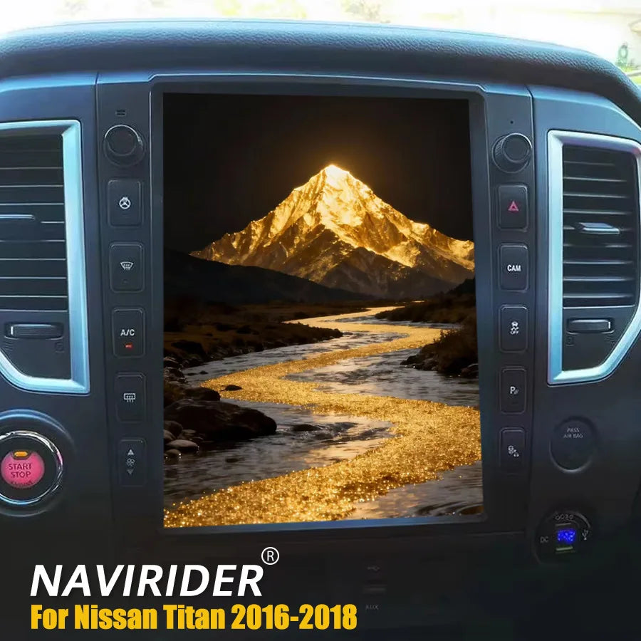 13inch 2din Android Screen Carplay For Nissan Titan 2016 2017 2018 Car Multimedia Video Pl | AUTOKITSHOP