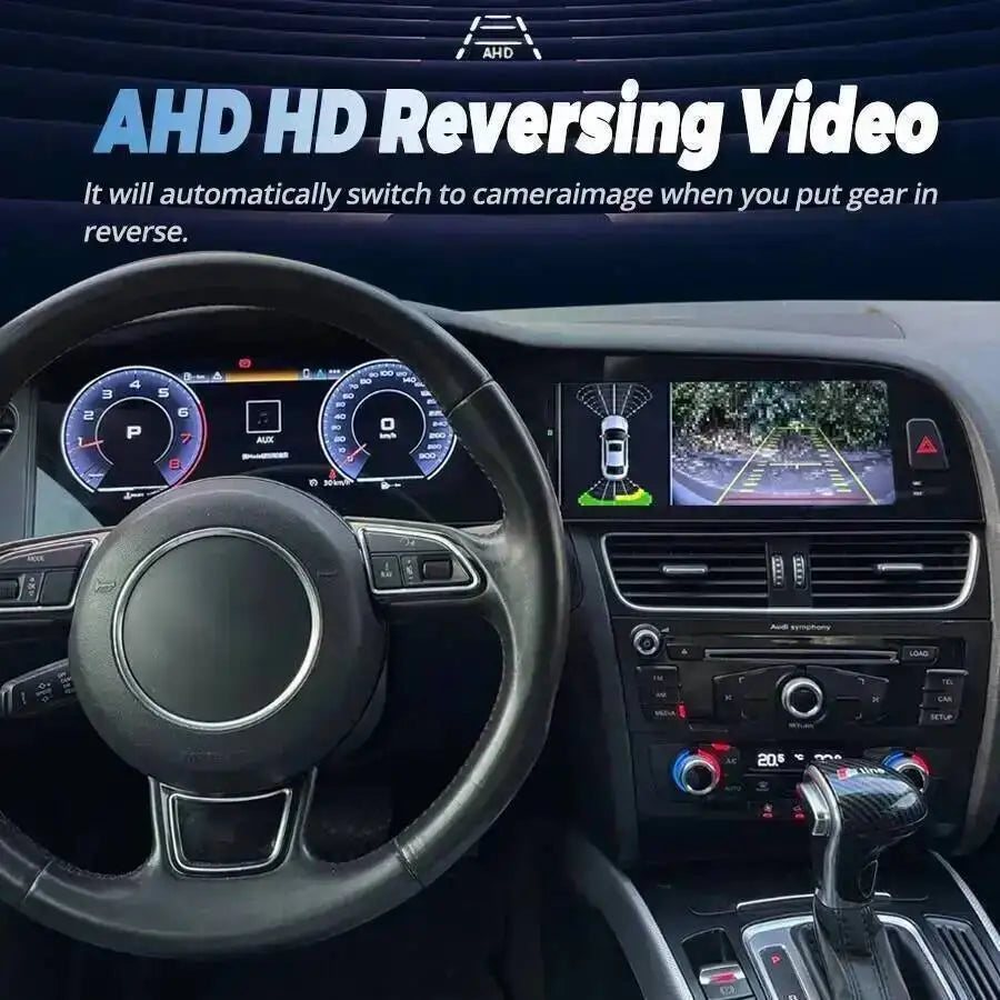 Dual Screen Car Video Android Auto Multimedia Player 12.3+10.25" For Audi Q5 2005-2016 GPS | AUTOKITSHOP