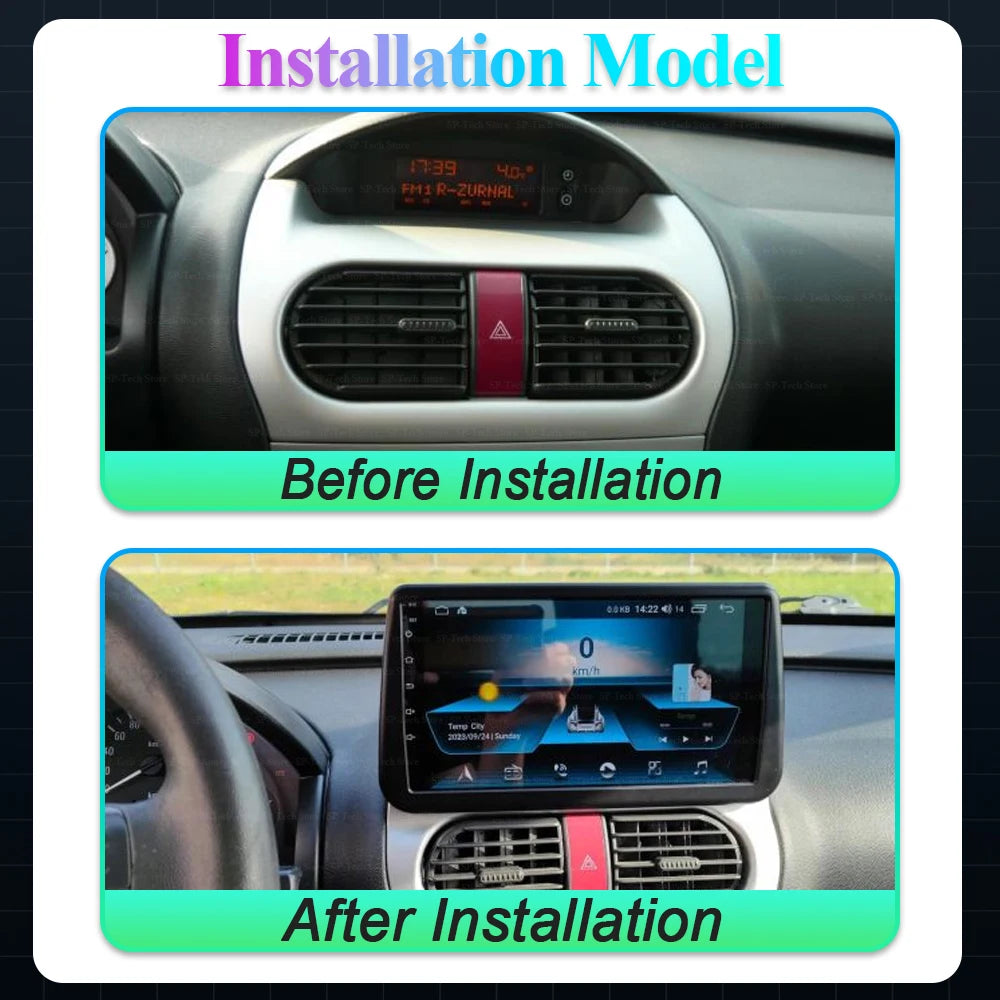 Android 16 For Opel Combo Corsa Tigra 2001 - 2011 Car Radio Multimedia Player Carplay Auto | AUTOKITSHOP