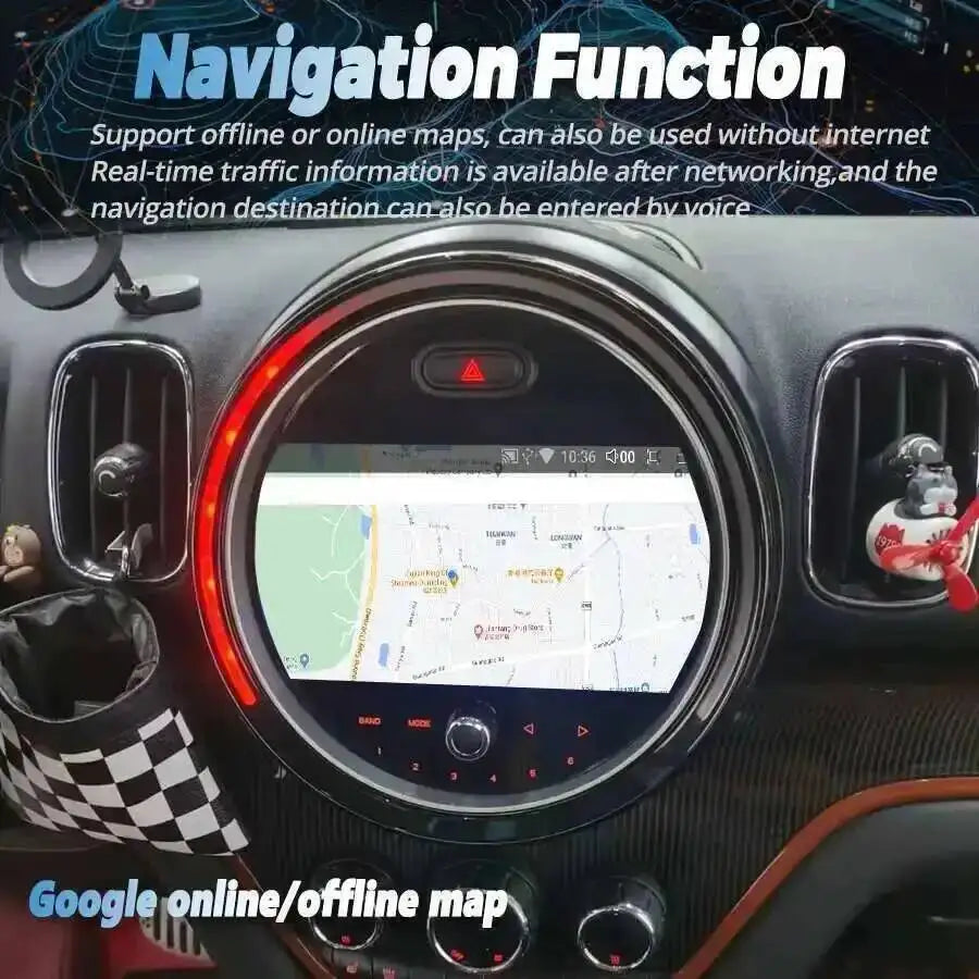 For Mini Cooper Countryman F60 2017 - 2025 Car Radio Navigation Carplay GPS Video Dual Sys