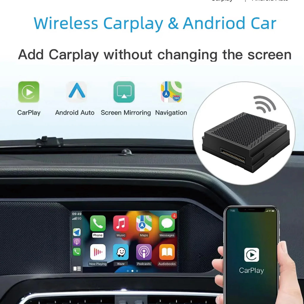 AUTOABC Wireless Carplay Android Auto for Mercedes Benz A B C E CLA GLA GLK ML NTG4.5 with | AUTOKITSHOP