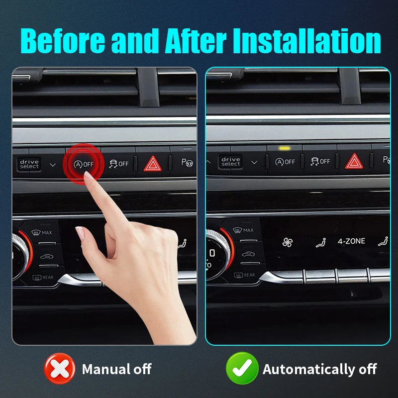 For AUDI A4 A5 Q5 Q5L Car Automatic Stop Start Engine System Off Close Control Sensor Plug