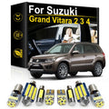 LED Interior Light Kit for Suzuki Vitara Grand Vitara MK 2 3 4 Xl7 - Canbus Error-Free Bulbs | AUTOKITSHOP