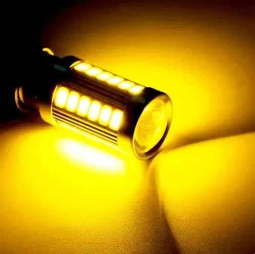 PY21W P21/5W 1156 Ba15s 1157 Bay15d For Car LED Bulbs Turn Signal Light 12V 33SMD 7000K Wh