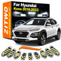 ZITWO 13Pcs LED Interior Dome Reading Roof Light Bulb Kit For Hyundai Kona N EV 2016 2017 2018 2 - Canbus LED Car Light