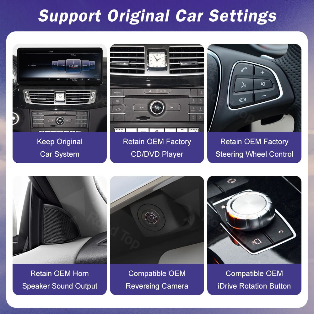 EU Android Auto Wireless CarPlay Linux Car Multimedia Touch Screen Radio for Mercedes Benz | AUTOKITSHOP