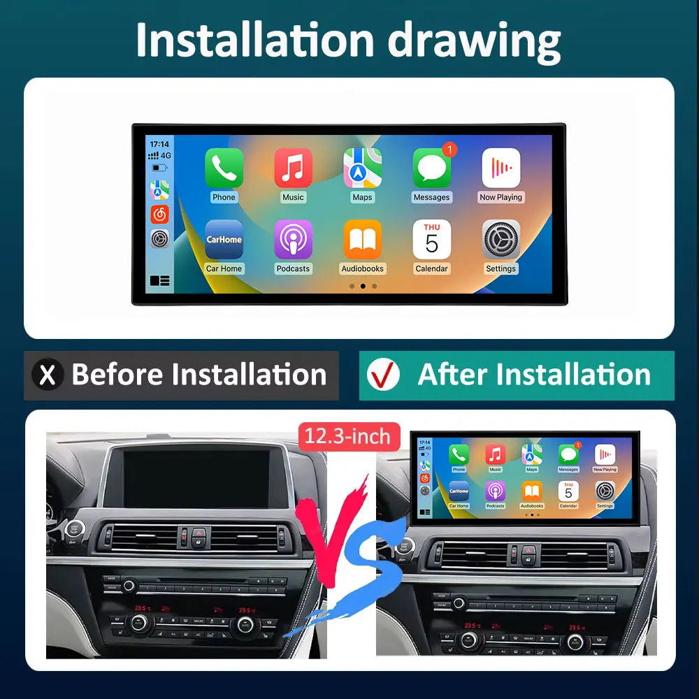 Car Multimedia Video Player for BMW 6 SERIES F06 F12 2010 - 2017 CIC NBT Linux System Carp