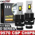 CARLitek D2S LED D4S D2R D4S Led Car Headlight HID 1:1 Size Xenon Lamp Canbus 9570 CSP Chi