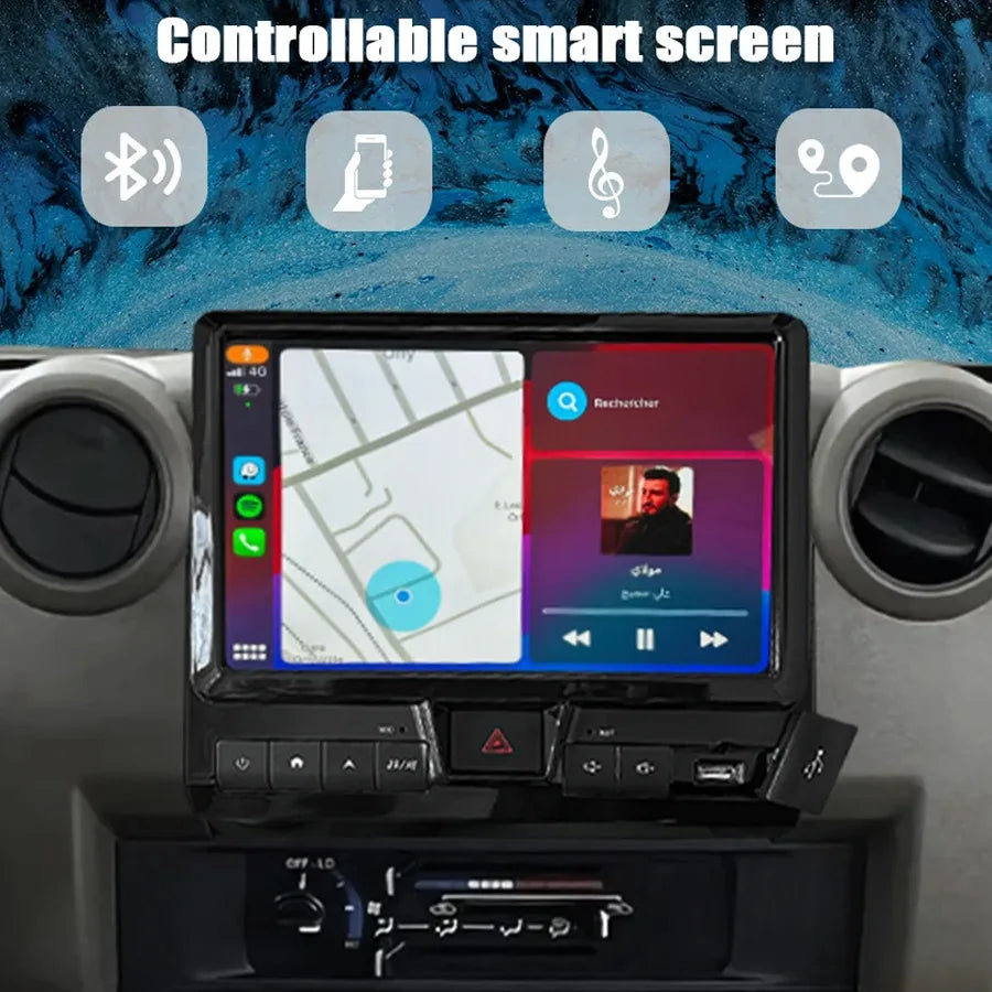 Android 14 Car Radio 2Din Stereo For Toyota Land Cruiser LC70 LC75 LC76 Carplay Autoradio  | AUTOKITSHOP