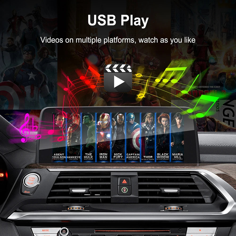 Wireless CarPlay Android for BMW NBT CIC Mini R55 R56 R57 R58 R60 R61 F54 F55 F56 Clubman