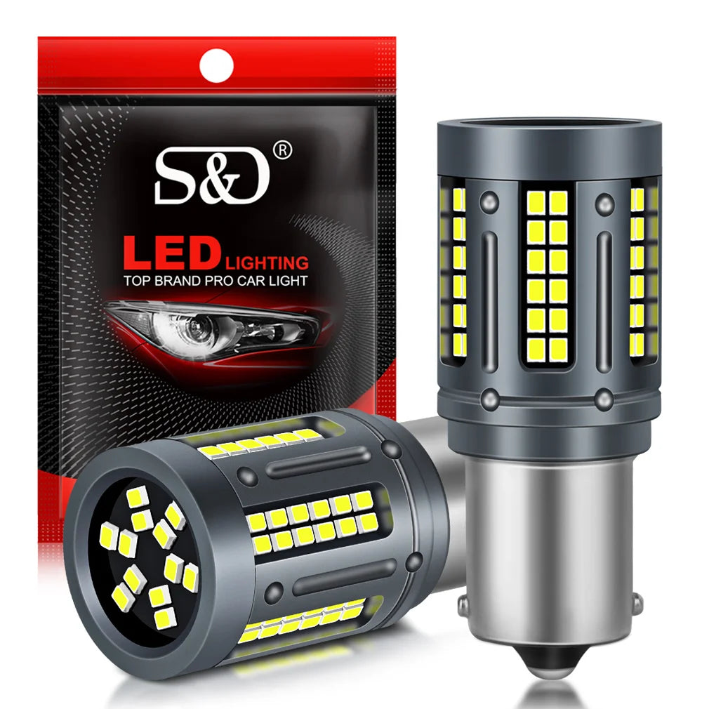 50W PY21W BAU15S LED P21W BA15S 8000LM T20 7440 W21W T25 3156 LED Bulb R5W R10W 84SMD 2016